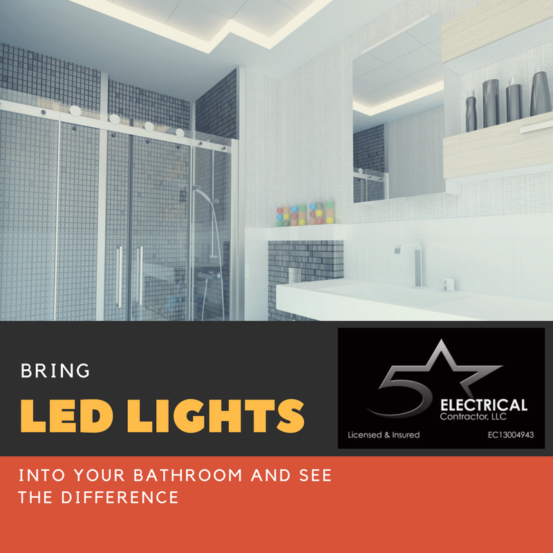 Bring LED Lights into Your Bathroom and See the Difference